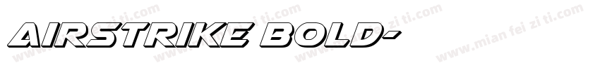 Airstrike Bold字体转换